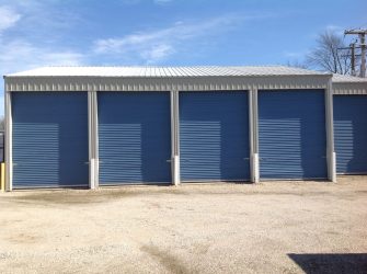 storage garage front view
